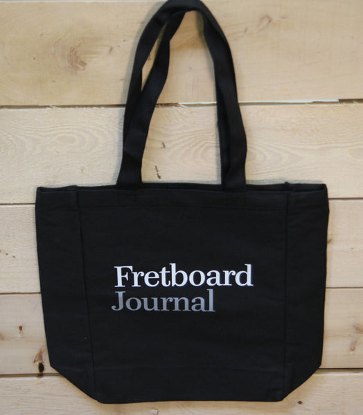 Fretboard Journal Tote Bag (Black) – The Fretboard Journal