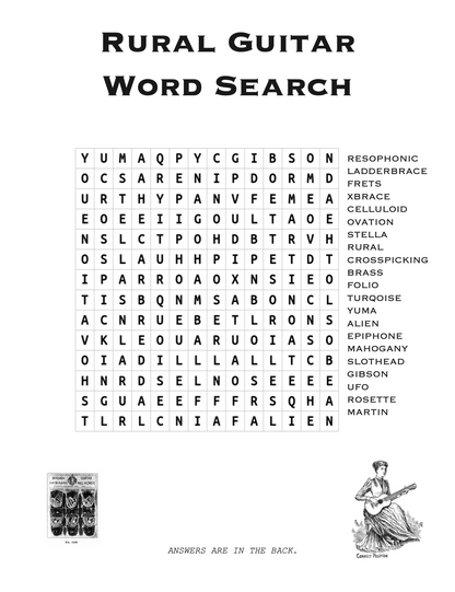 [PRE-ORDER] Rural Guitar's Almanac of Things Mostly True (Volume 1) by Cameron Knowler - The Fretboard Journal